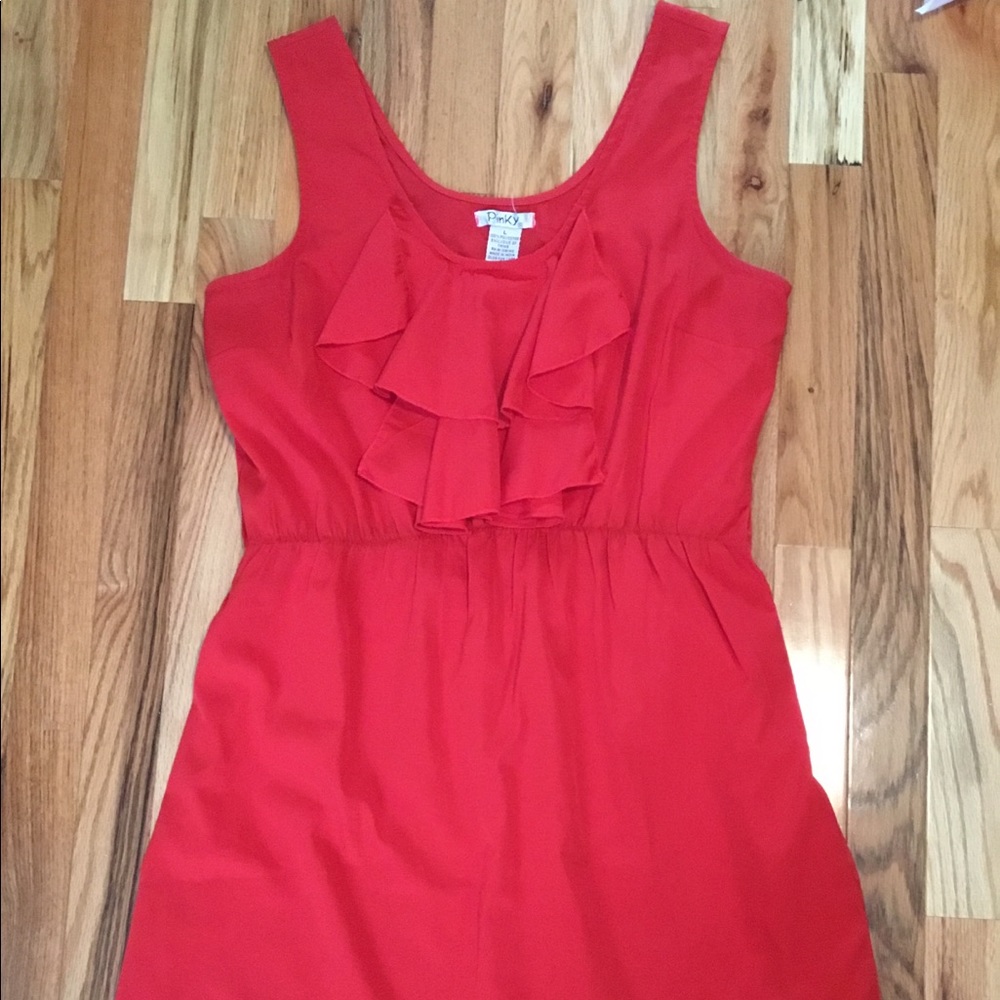 Red dress
